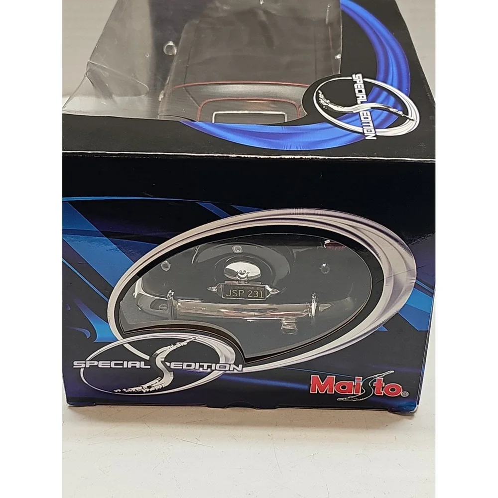1950 FORD by MAISTO Black w/Red Interior 1:18 Diecast Special Edition